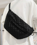 LARGE CHECKERED CROSSBODY