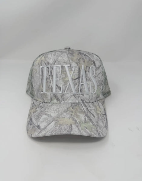 WASHED CAMO TEXAS CAP
