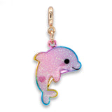 CHARM IT GLITTER TYE DYE DOLPHIN CHARM