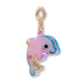 CHARM IT GLITTER TYE DYE DOLPHIN CHARM