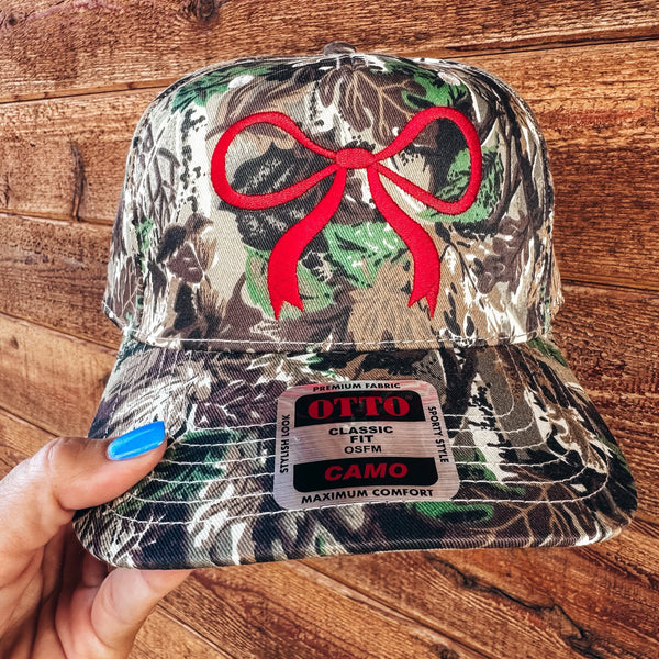 CAMO BOW HAT