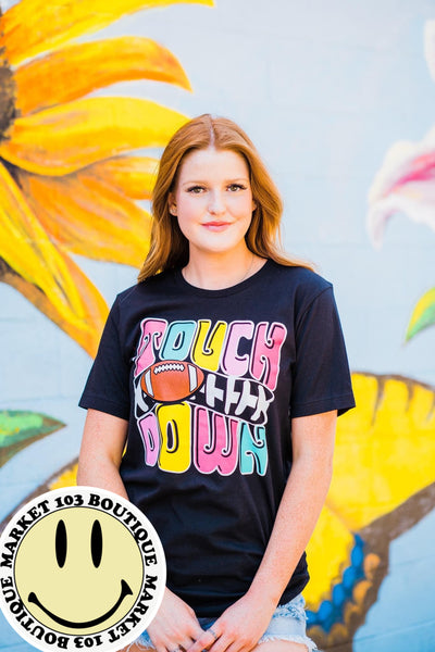 COLORFUL TOUCH DOWN TEE