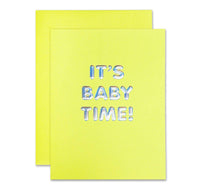 IT'S BABY TIME BABY CARD