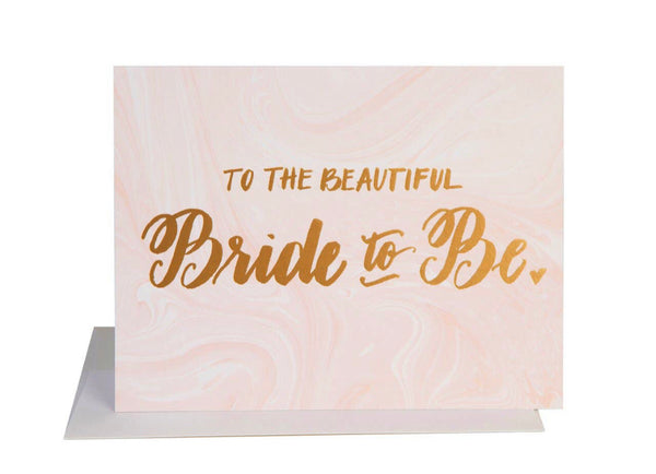 BRIDE TO BE WEDDING CARD